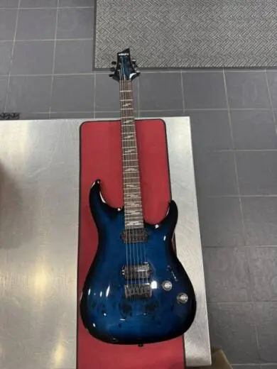 Schecter - Omen Elite-6 See-Thru Blue Burst